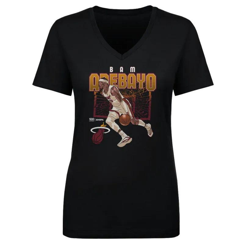 Bam Adebayo Miami Heat Shattered WHT sold by 500 Level