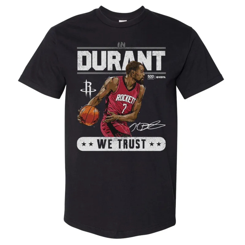 Kevin Durant Houston Rockets Trust WHT sold by 500 Level