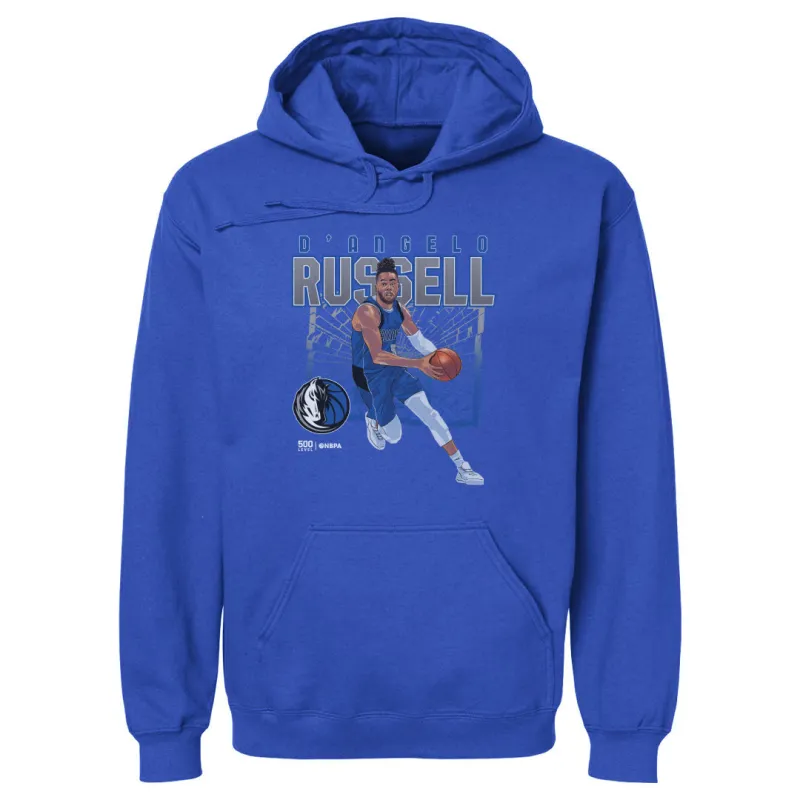 D'Angelo Russell Dallas Mavericks Shattered WHT made by 500 Level