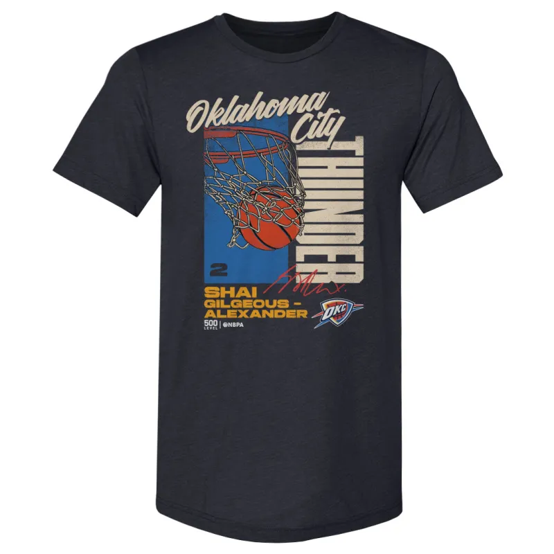 Shai Gilgeous-Alexander Oklahoma City Thunder All Net WHT sold by 500 Level
