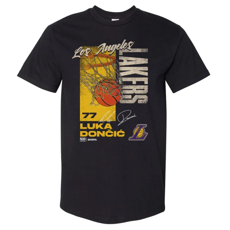 Luka Doncic Los Angeles Lakers All Net WHT sold by 500 Level