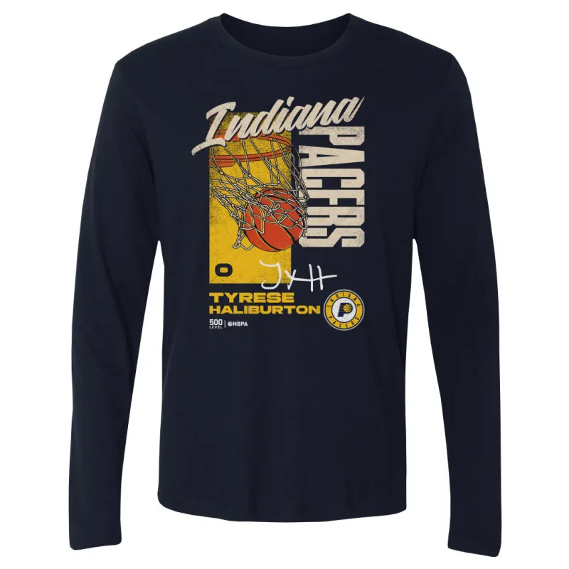 Tyrese Haliburton Indiana Pacers All Net WHT made by 500 Level