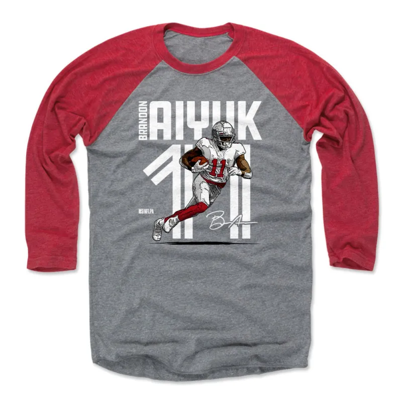 Brandon Aiyuk Inline WHT made by 500 Level