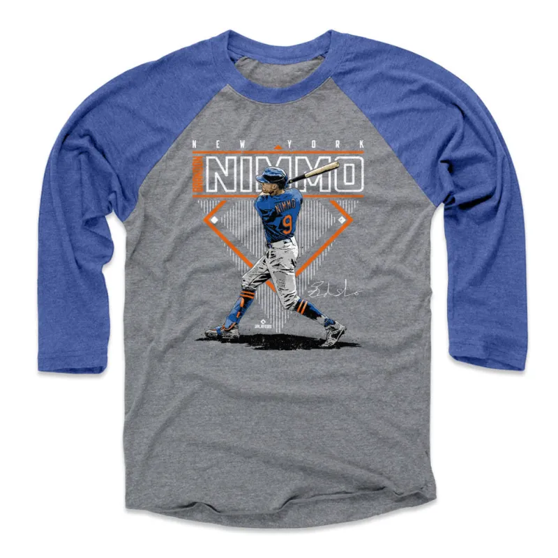 Brandon Nimmo Diamond Name WHT made by 500 Level