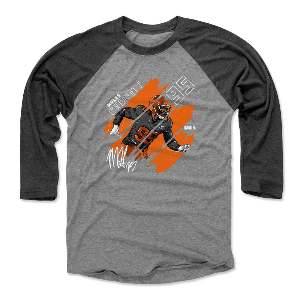 Myles Garrett Stripes WHT sold by 500 Level