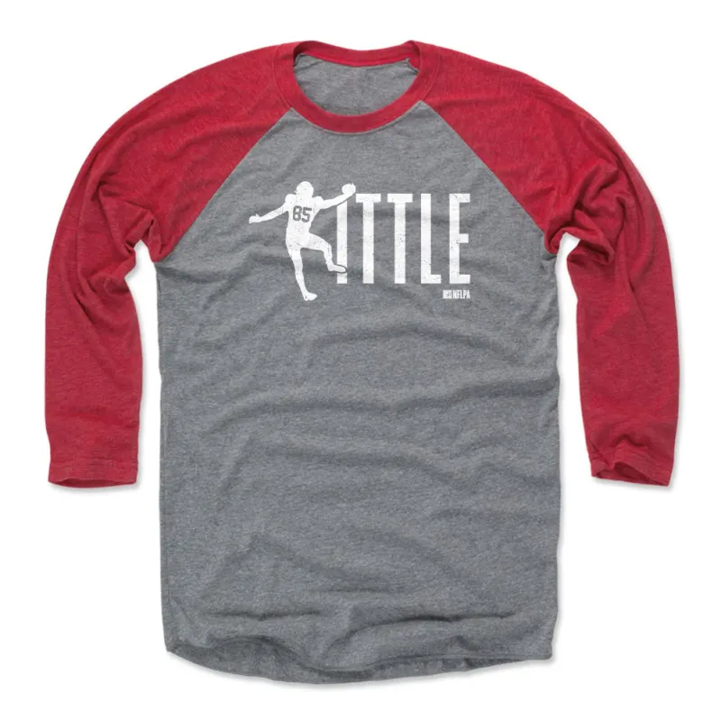 George Kittle Silhouette Name WHT sold by 500 Level