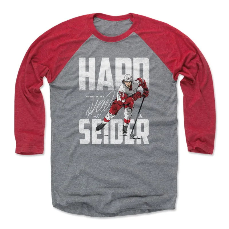 Moritz Seider Detroit Hard Seider Bold WHT made by 500 Level