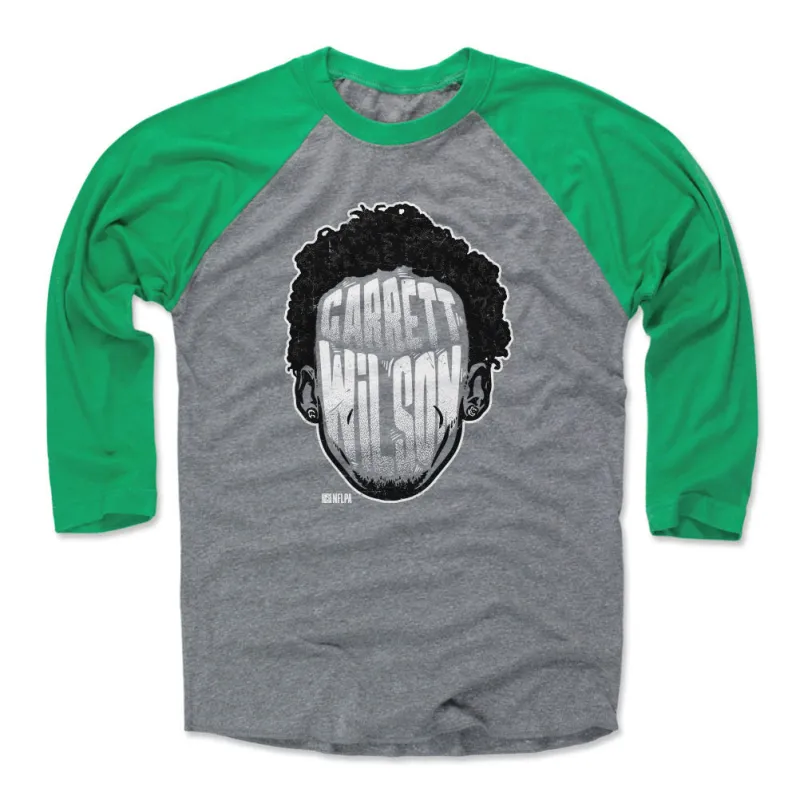 Garrett Wilson New York J Player Silhouette WHT sold by 500 Level