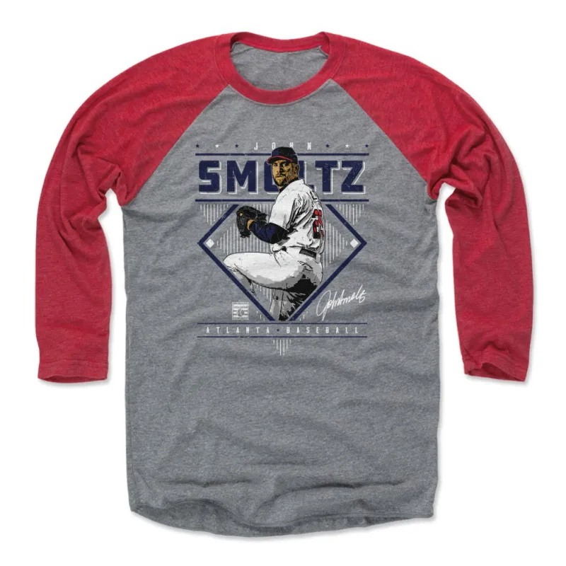 John Smoltz Atlanta Diamond Name WHT sold by 500 Level