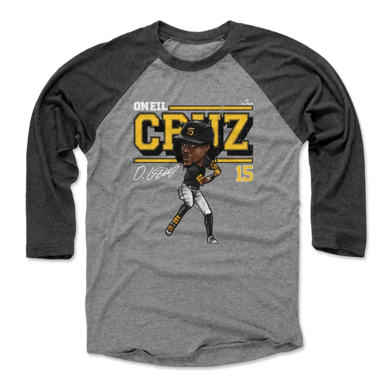 Oneil Cruz Pittsburgh Cartoon WHT sold by 500 Level