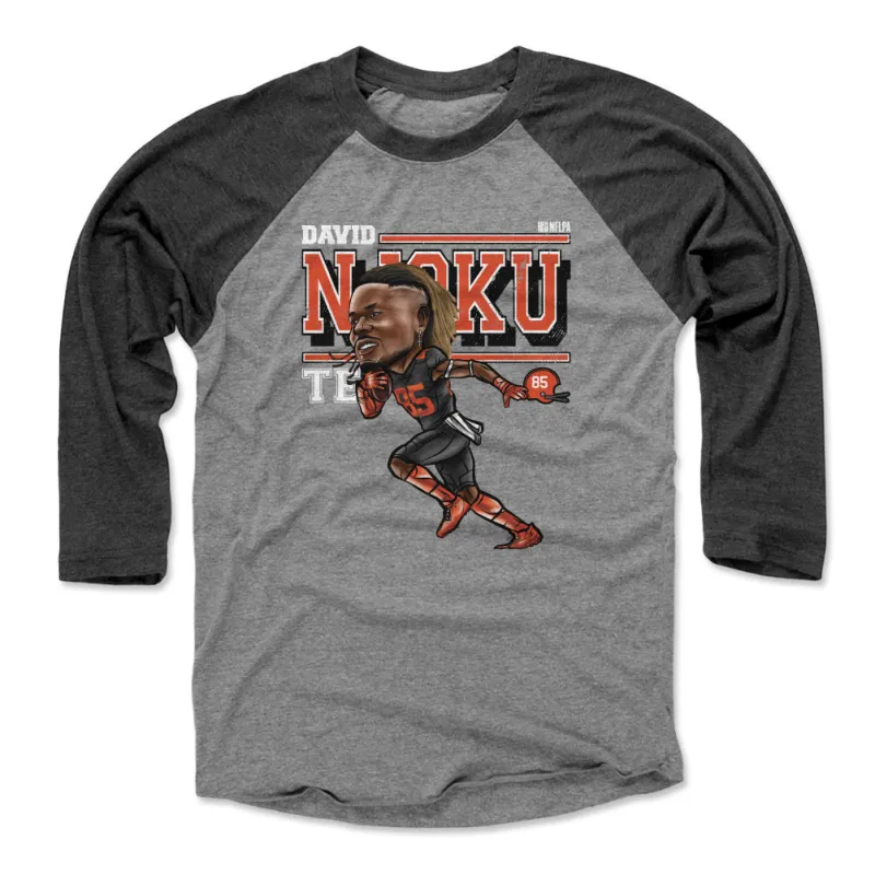 David Njoku Cleveland Cartoon WHT sold by 500 Level
