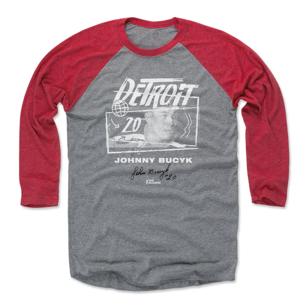 Johnny Bucyk Detroit Tones WHT sold by 500 Level