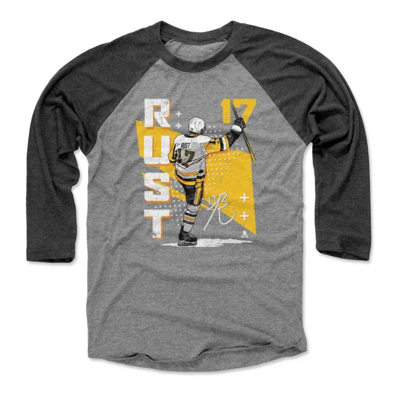 Bryan Rust Pittsburgh Vintage Retro WHT made by 500 Level