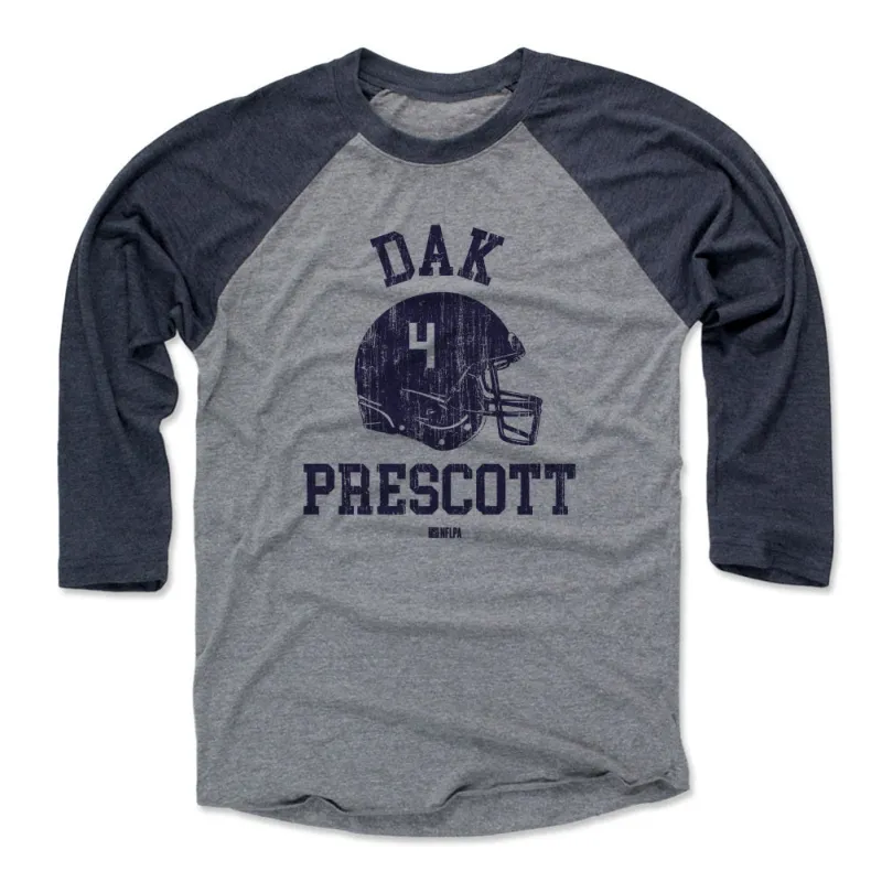 Dak Prescott Dallas Helmet Font sold by 500 Level