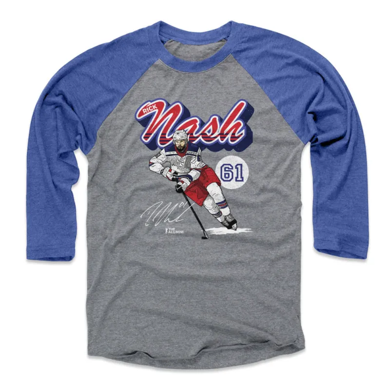 Rick Nash New York R Retro WHT made by 500 Level