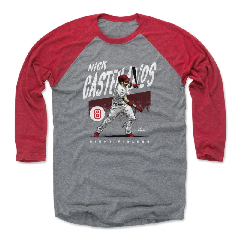 Nick Castellanos Philadelphia Grunge WHT made by 500 Level