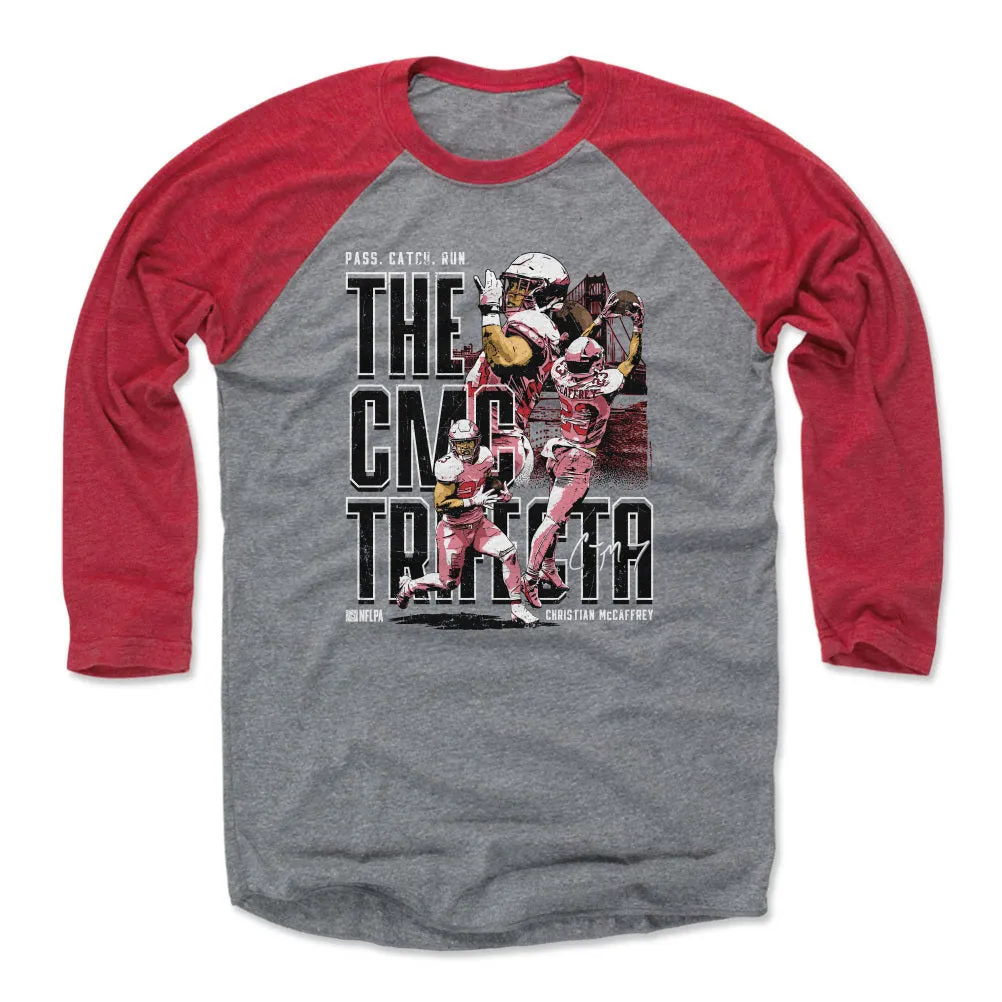 Christian McCaffrey San Francisco Trifecta WHT sold by 500 Level