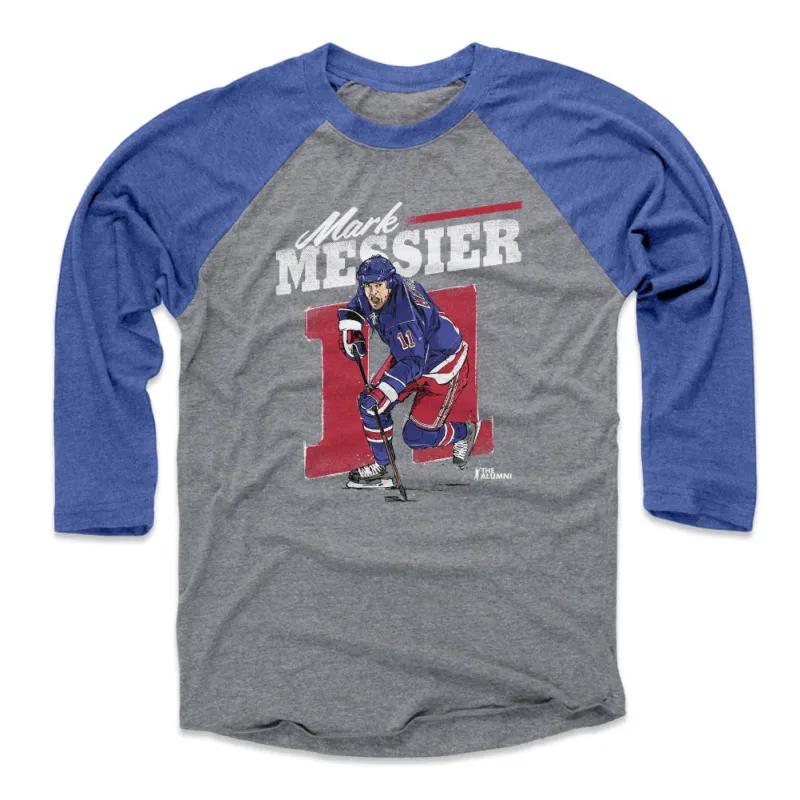 Mark Messier New York R Retro WHT sold by 500 Level