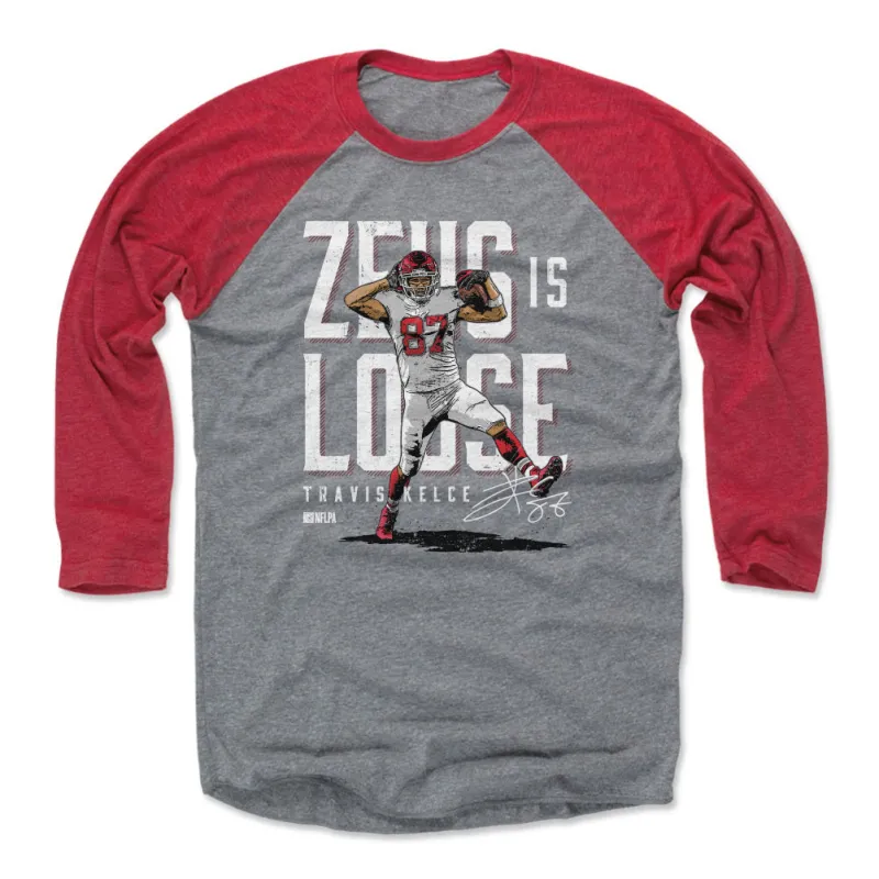 Travis Kelce Kansas City Zeus Is Loose WHT made by 500 Level