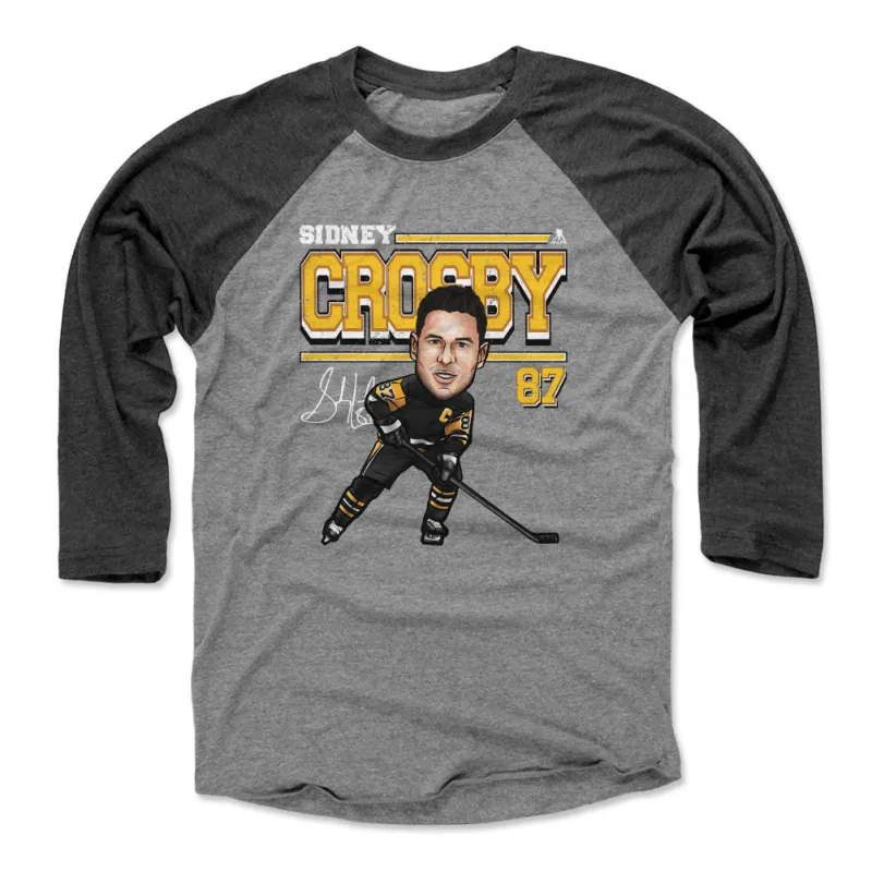 Sidney Crosby Pittsburgh Cartoon WHT sold by 500 Level