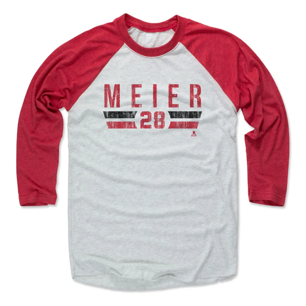 Timo Meier New Jersey Font sold by 500 Level