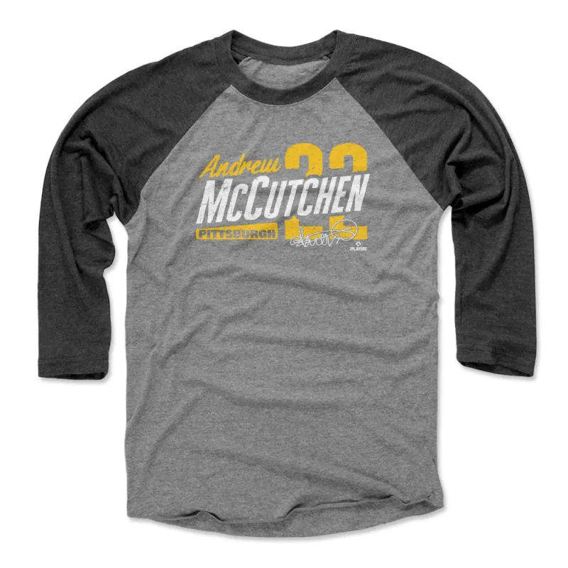 Andrew McCutchen Pittsburgh Type Slant WHT sold by 500 Level