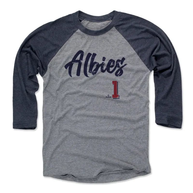 Ozzie Albies Atlanta Script sold by 500 Level