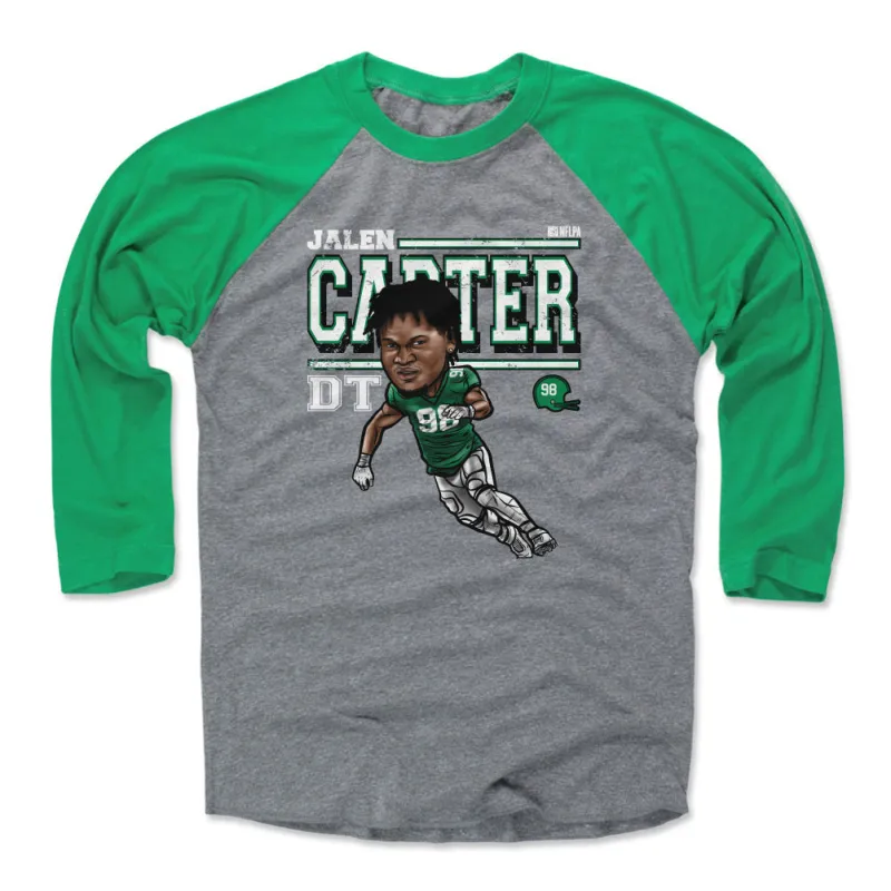 Jalen Carter Philadelphia Cartoon WHT sold by 500 Level
