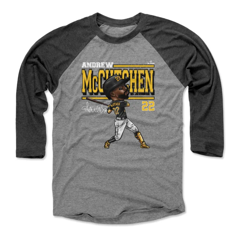 Andrew McCutchen Pittsburgh Cartoon WHT sold by 500 Level