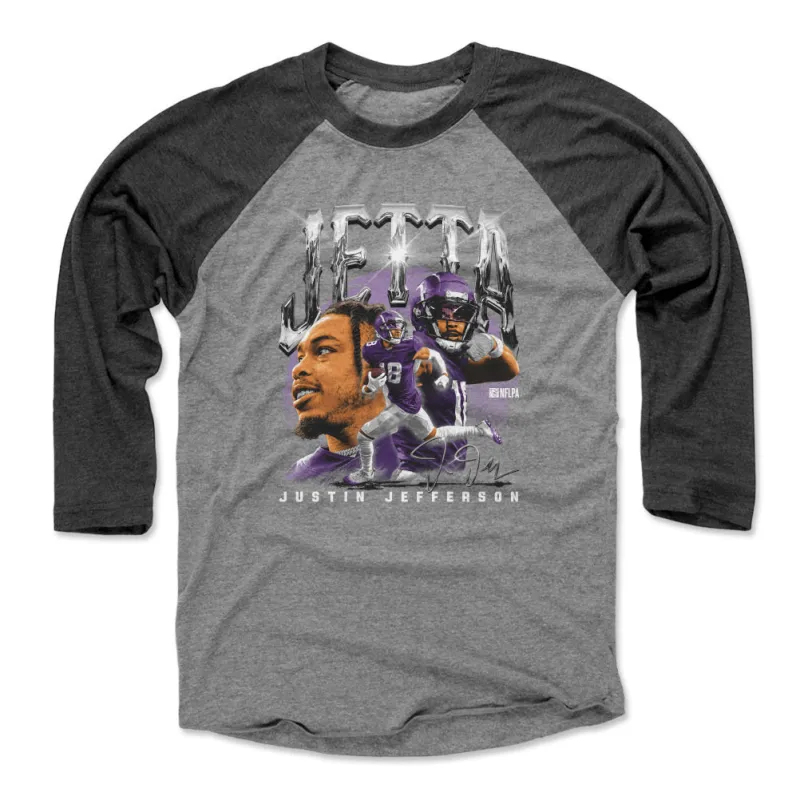 Justin Jefferson Minnesota Jetta Vintage WHT sold by 500 Level