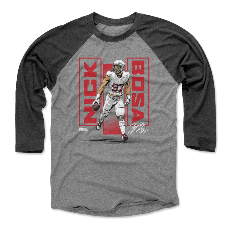 Nick Bosa San Francisco Vertical WHT sold by 500 Level