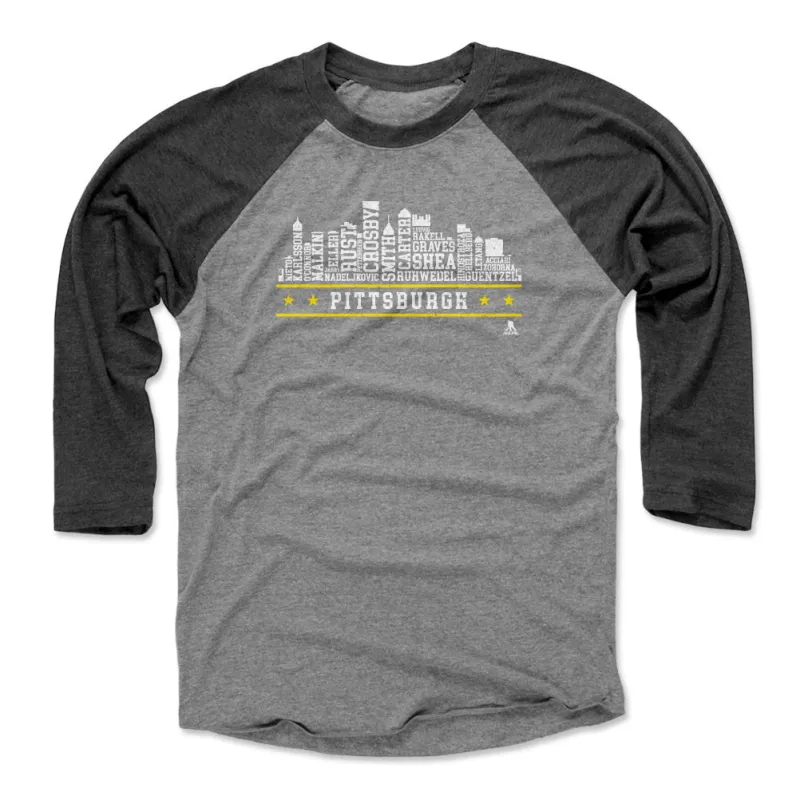 Pittsburgh Hockey Roster Skyline 23 WHT sold by 500 Level