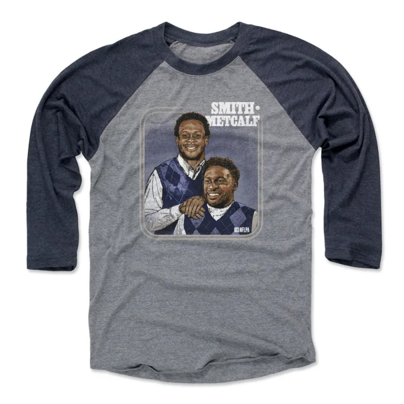 Geno Smith & D.K. Metcalf Seattle Step Brothers WHT sold by 500 Level