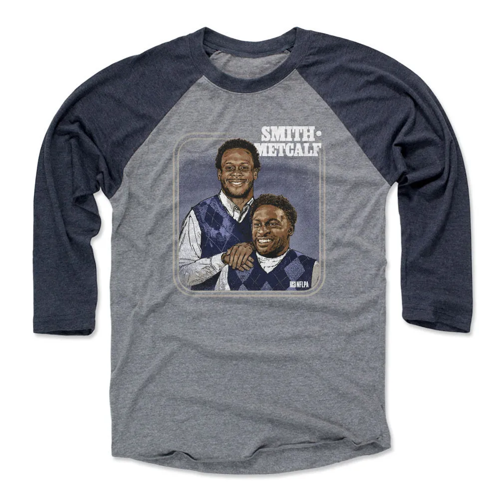 Geno Smith & D.K. Metcalf Seattle Step Brothers WHT sold by 500 Level