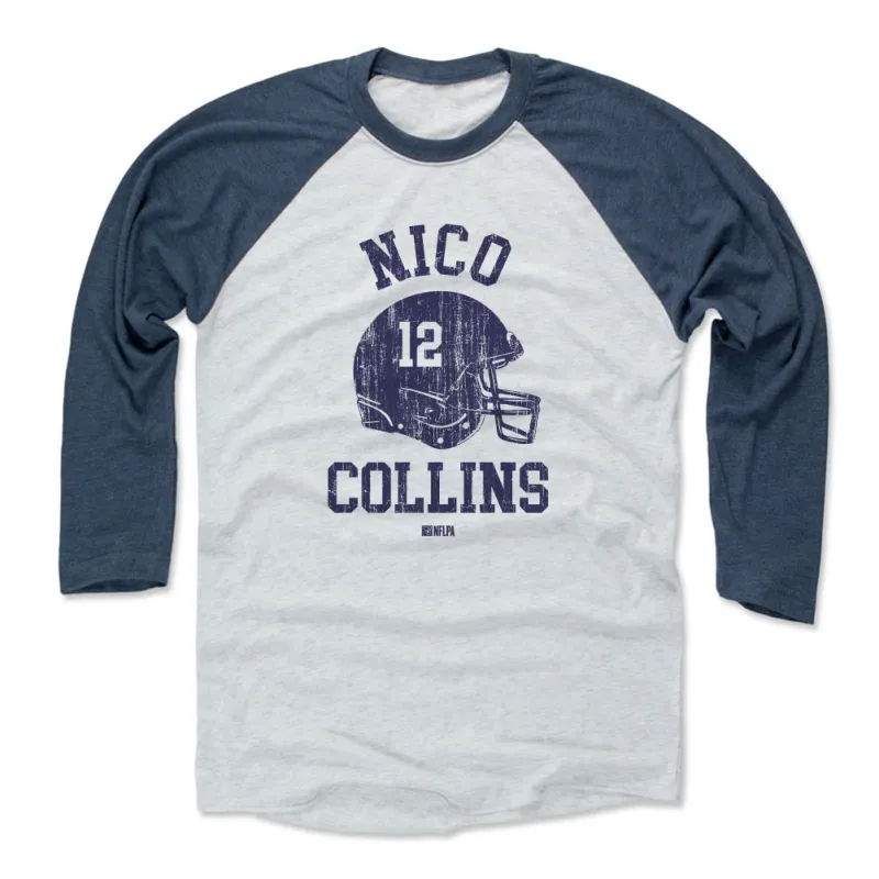 Nico Collins Houston Helmet Font sold by 500 Level