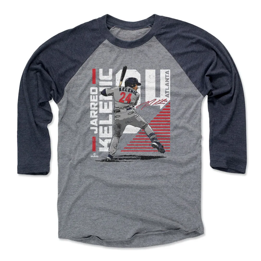 Jarred Kelenic Atlanta Name Number WHT sold by 500 Level