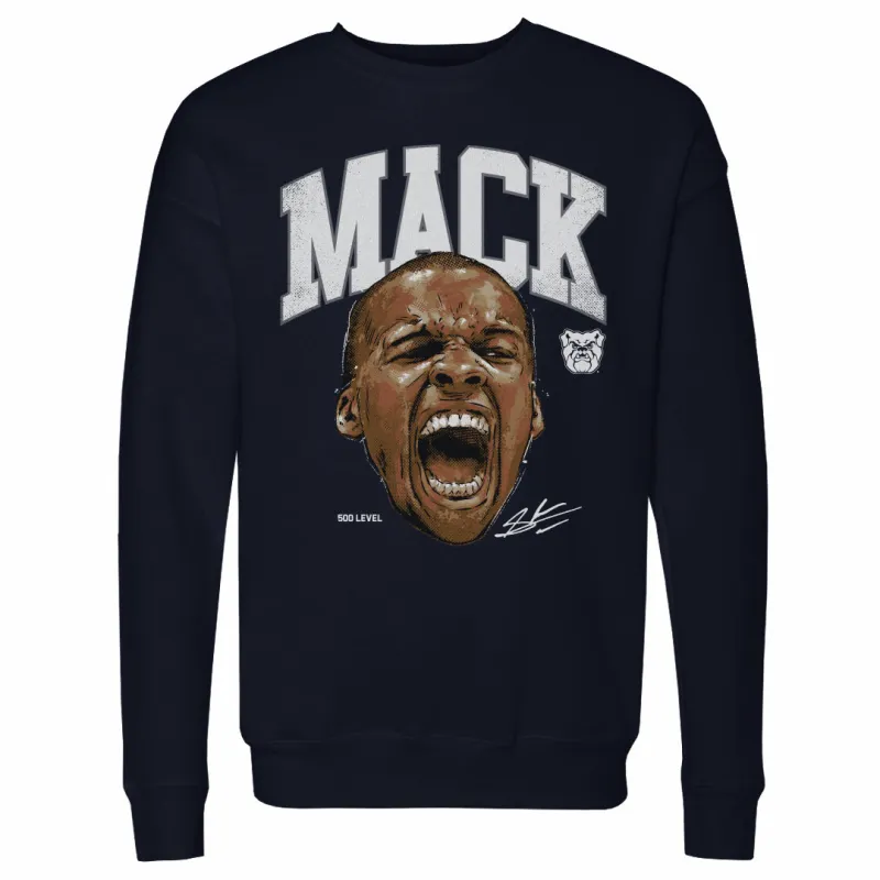 Shelvin Mack Butler Bulldogs Scream Arc WHT sold by 500 Level