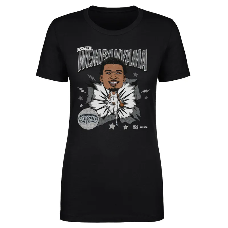 Victor Wembanyama San Antonio Spurs Caricature WHT sold by 500 Level