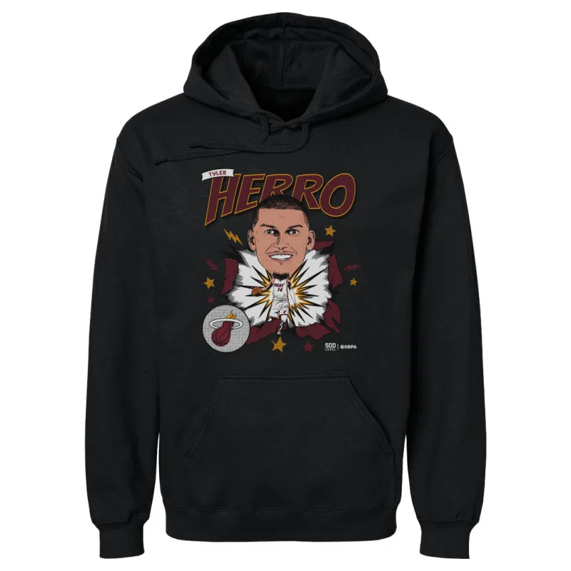 Tyler Herro Miami Heat Caricature WHT sold by 500 Level