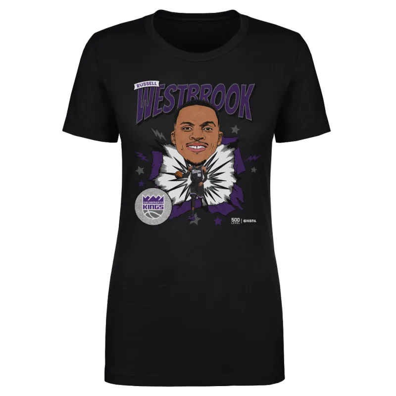 Russell Westbrook Sacramento Kings Caricature WHT sold by 500 Level