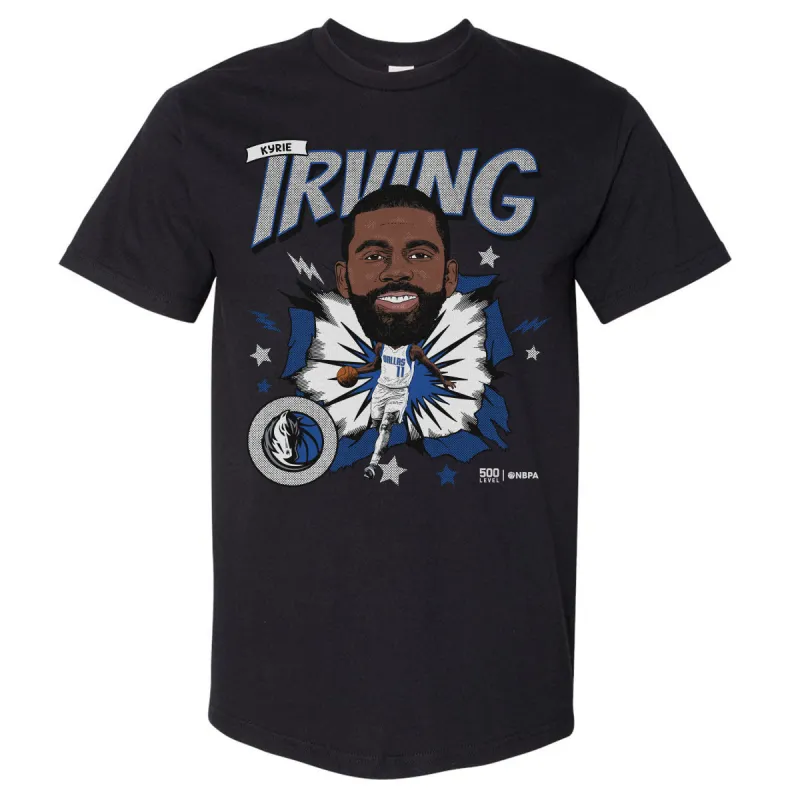 Kyrie Irving Dallas Mavericks Caricature WHT sold by 500 Level