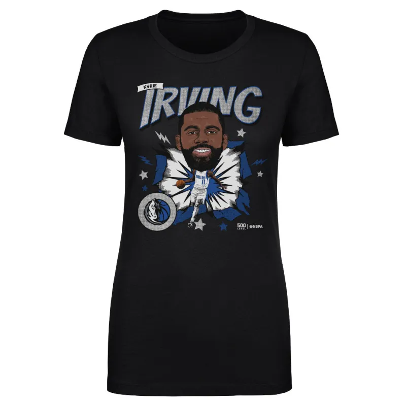 Kyrie Irving Dallas Mavericks Caricature WHT sold by 500 Level