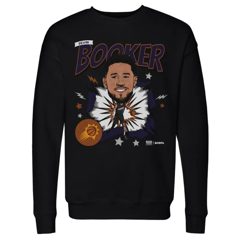 Devin Booker Phoenix Suns Caricature WHT sold by 500 Level