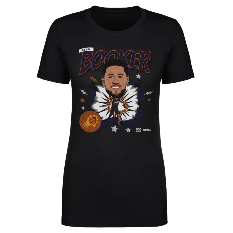 Devin Booker Phoenix Suns Caricature WHT sold by 500 Level