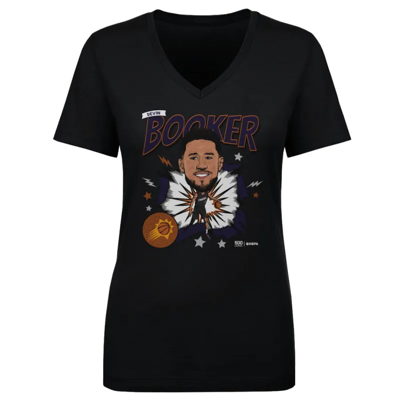 Devin Booker Phoenix Suns Caricature WHT sold by 500 Level