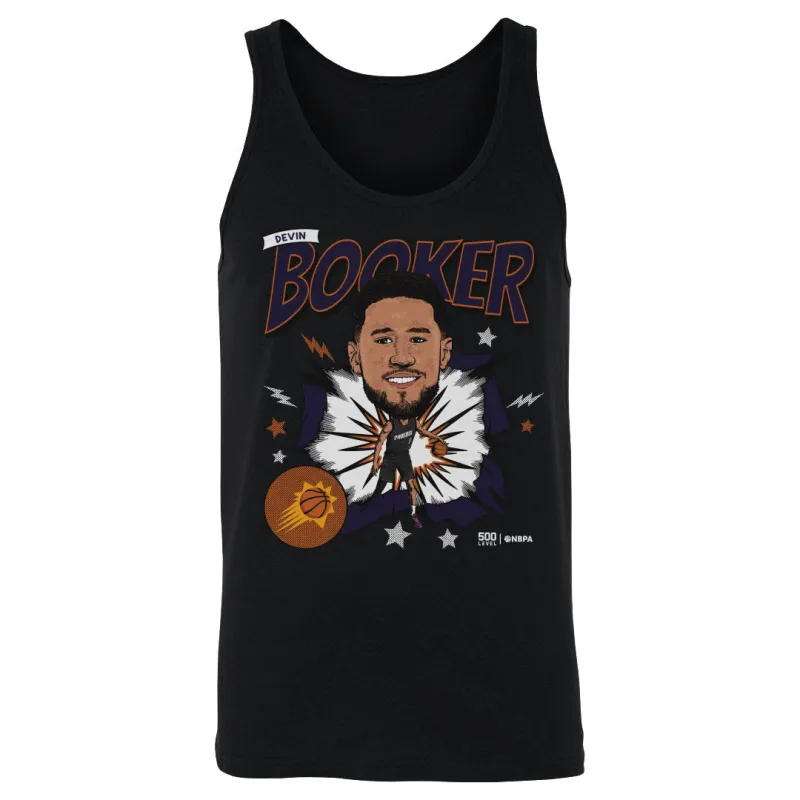 Devin Booker Phoenix Suns Caricature WHT sold by 500 Level