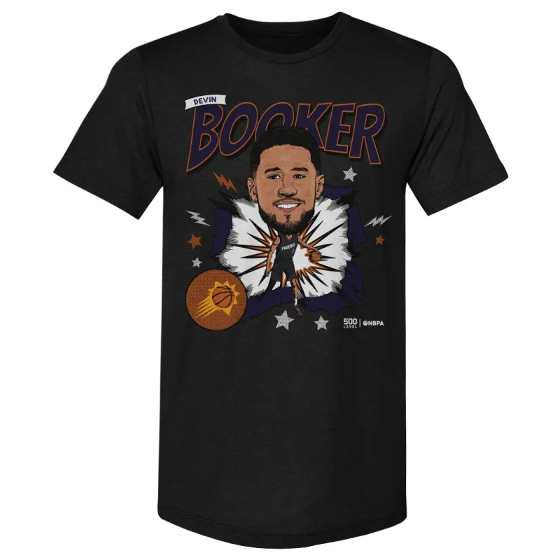 Devin Booker Phoenix Suns Caricature WHT sold by 500 Level