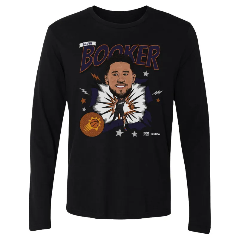 Devin Booker Phoenix Suns Caricature WHT sold by 500 Level