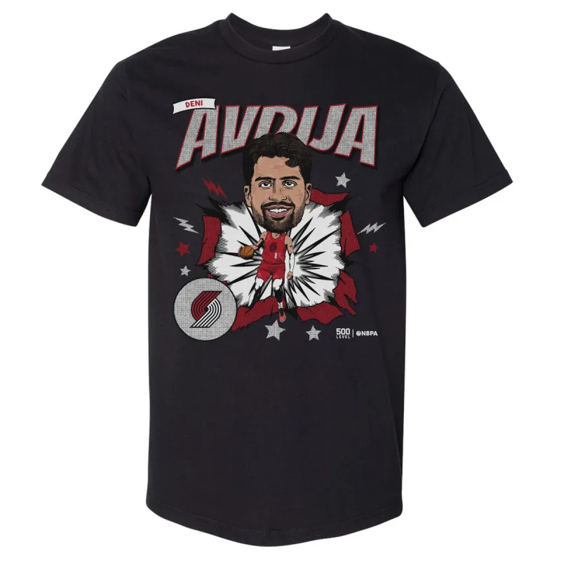 Deni Avdija Portland Trail Blazers Caricature WHT sold by 500 Level