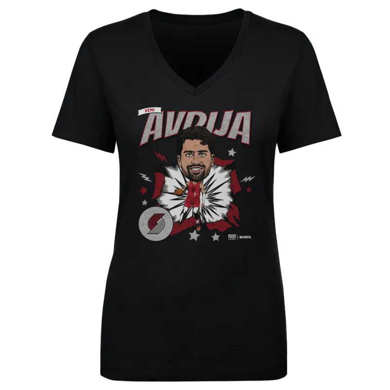 Deni Avdija Portland Trail Blazers Caricature WHT sold by 500 Level